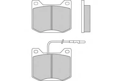 Комплект тормозных колодок, дисковый тормоз E.T.F. купить