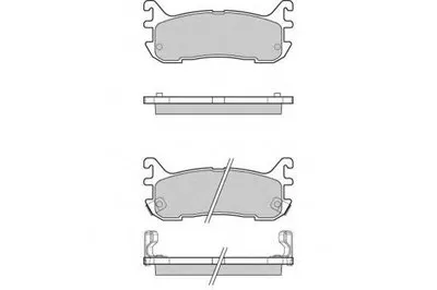 Комплект тормозных колодок, дисковый тормоз E.T.F. купить