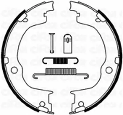Комплект тормозных колодок, стояночная тормозная система CIFAM купить