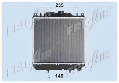 Радиатор, охлаждение двигателя FRIGAIR купить