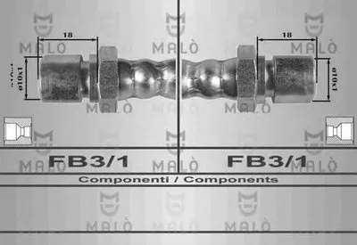 Тормозной шланг MALÒ купить