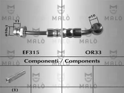 Тормозной шланг MALÒ купить