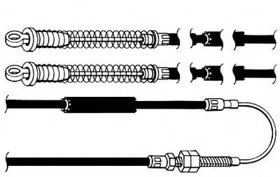 Трос, стояночная тормозная система CEF купить