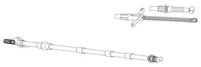 Трос, стояночная тормозная система CEF купить