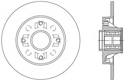 Тормозной диск ADAPTIVE OPEN PARTS купить