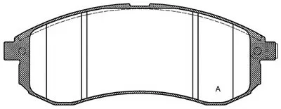 Комплект тормозных колодок, дисковый тормоз ADVANCE OPEN PARTS купить
