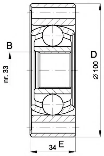 Шарнирный комплект, приводной вал SPIN OPEN PARTS купить