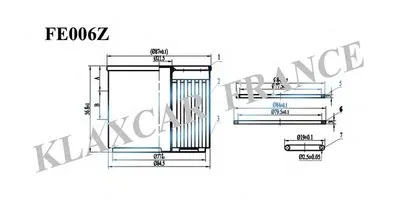 Топливный фильтр KLAXCAR FRANCE купить