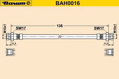 Тормозной шланг BARUM купить