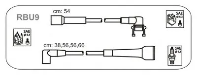 Комплект проводов зажигания JANMOR купить