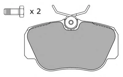 Комплект тормозных колодок, дисковый тормоз FREMAX купить