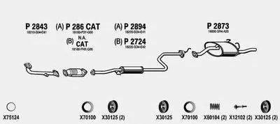 Система выпуска ОГ FENNO купить