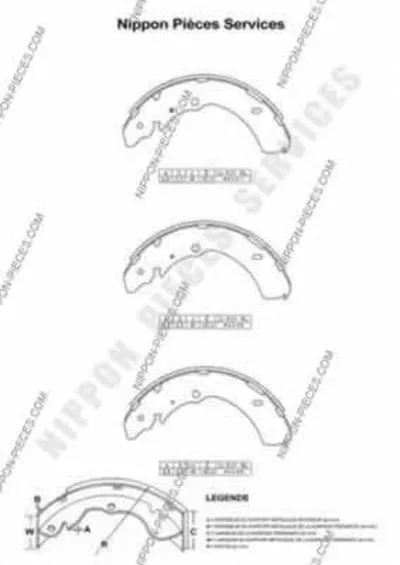 Комплект тормозных колодок NPS купить