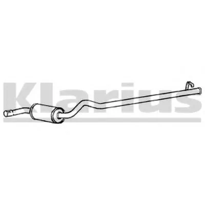 Глушитель выхлопных газов конечный KLARIUS купить