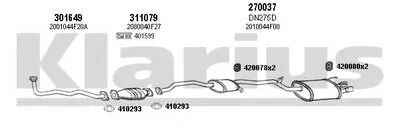 Система выпуска ОГ KLARIUS купить