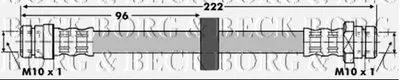 Тормозной шланг BORG & BECK купить