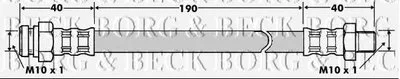 Тормозной шланг BORG & BECK купить