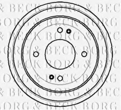 Тормозной барабан BORG & BECK купить