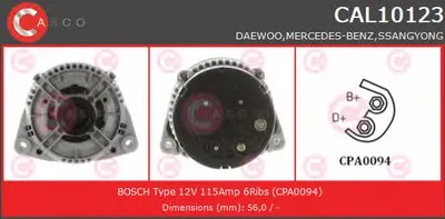 Генератор BRAND NEW SERIES CASCO купить