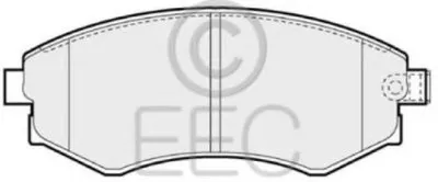 Комплект тормозных колодок, дисковый тормоз EEC купить