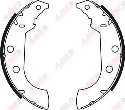 Комплект тормозных колодок ABE купить