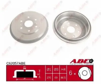 Тормозной барабан ABE купить