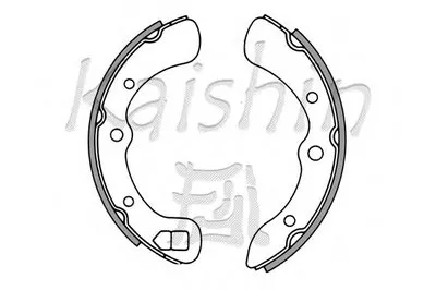 Комплект тормозных колодок KAISHIN купить