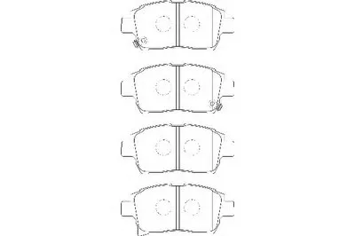 Комплект тормозных колодок, дисковый тормоз WAGNER купить