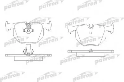 Комплект тормозных колодок, дисковый тормоз PATRON купить
