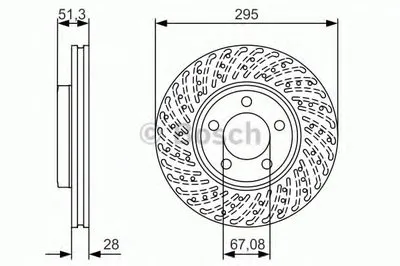 Тормозной диск BOSCH купить