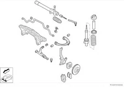 Рулевое управление; Подвеска колеса HERTH+BUSS JAKOPARTS купить