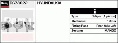 Тормозной суппорт Remanufactured REMY (Multiline) DELCO REMY купить