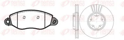 Комплект тормозов, дисковый тормозной механизм Twin Kit REMSA купить