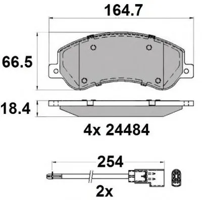 Комплект тормозных колодок, дисковый тормоз NATIONAL купить