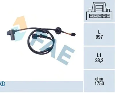 Датчик, частота вращения колеса FAE купить