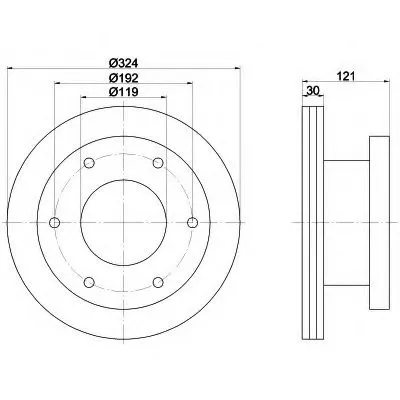 Тормозной диск DON купить