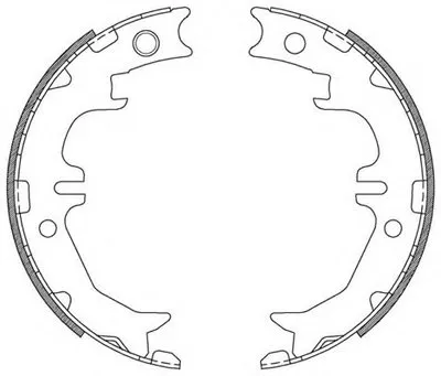 Комплект тормозных колодок ADVANCE OPEN PARTS купить