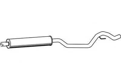 Средний глушитель выхлопных газов FENNO купить