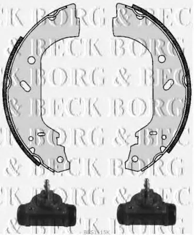 Комплект тормозных колодок BORG & BECK купить