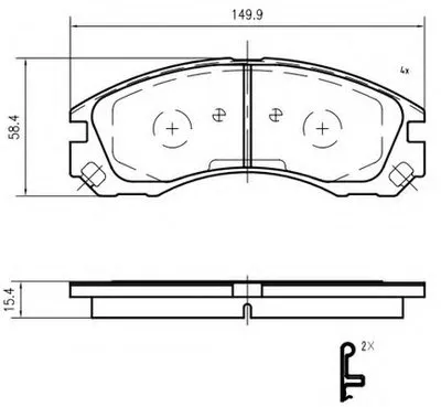Комплект тормозных колодок, дисковый тормоз VEMA купить