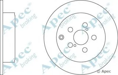 Тормозной диск APEC braking купить
