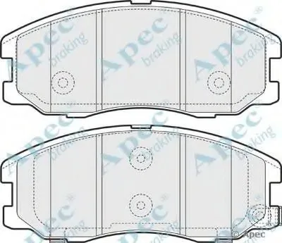 Комплект тормозных колодок, дисковый тормоз APEC braking купить