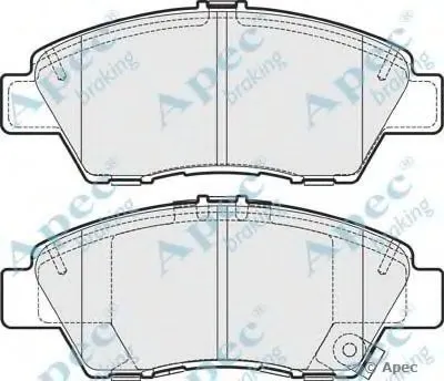 Комплект тормозных колодок, дисковый тормоз APEC braking купить