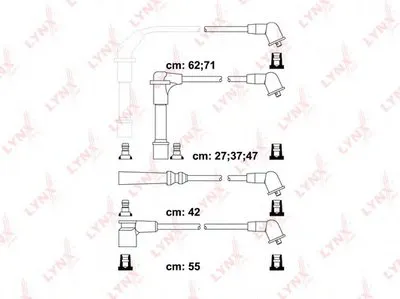 Комплект проводов зажигания LYNXauto купить