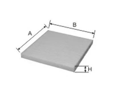Фильтр, воздух во внутренном пространстве Cabin Filter (Standart) for SUZUKI LIANA GOODWILL купить