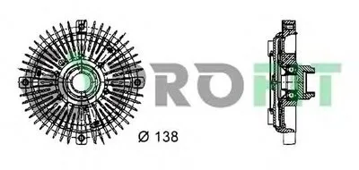 Сцепление, вентилятор радиатора PROFIT купить