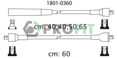 Комплект проводов зажигания PROFIT купить