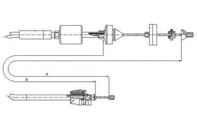Тросик сцепления TEXTAR купить