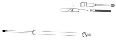 Трос, стояночная тормозная система FERODO купить