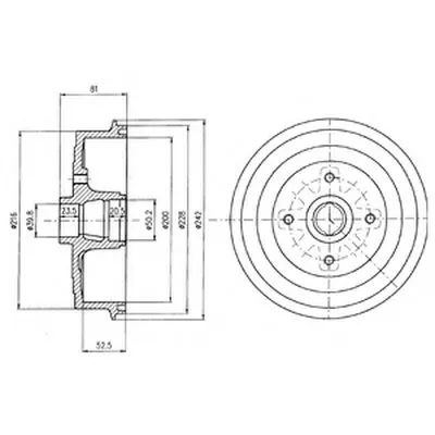 Тормозной барабан DELPHI купить